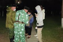 Черноморские казаки патрулируют улицы пгт Нижнегорский