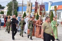 Черноморские казаки и казачата приняли участие в открытии Екатерининской площади