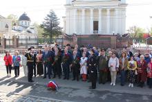 Черноморские казаки приняли участие в возложении цветов к Долгоруковскому обелиску